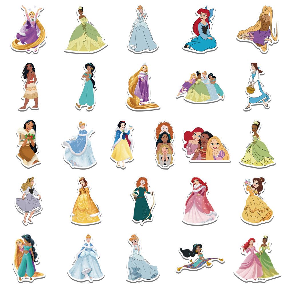 50pcs Princess Stickers