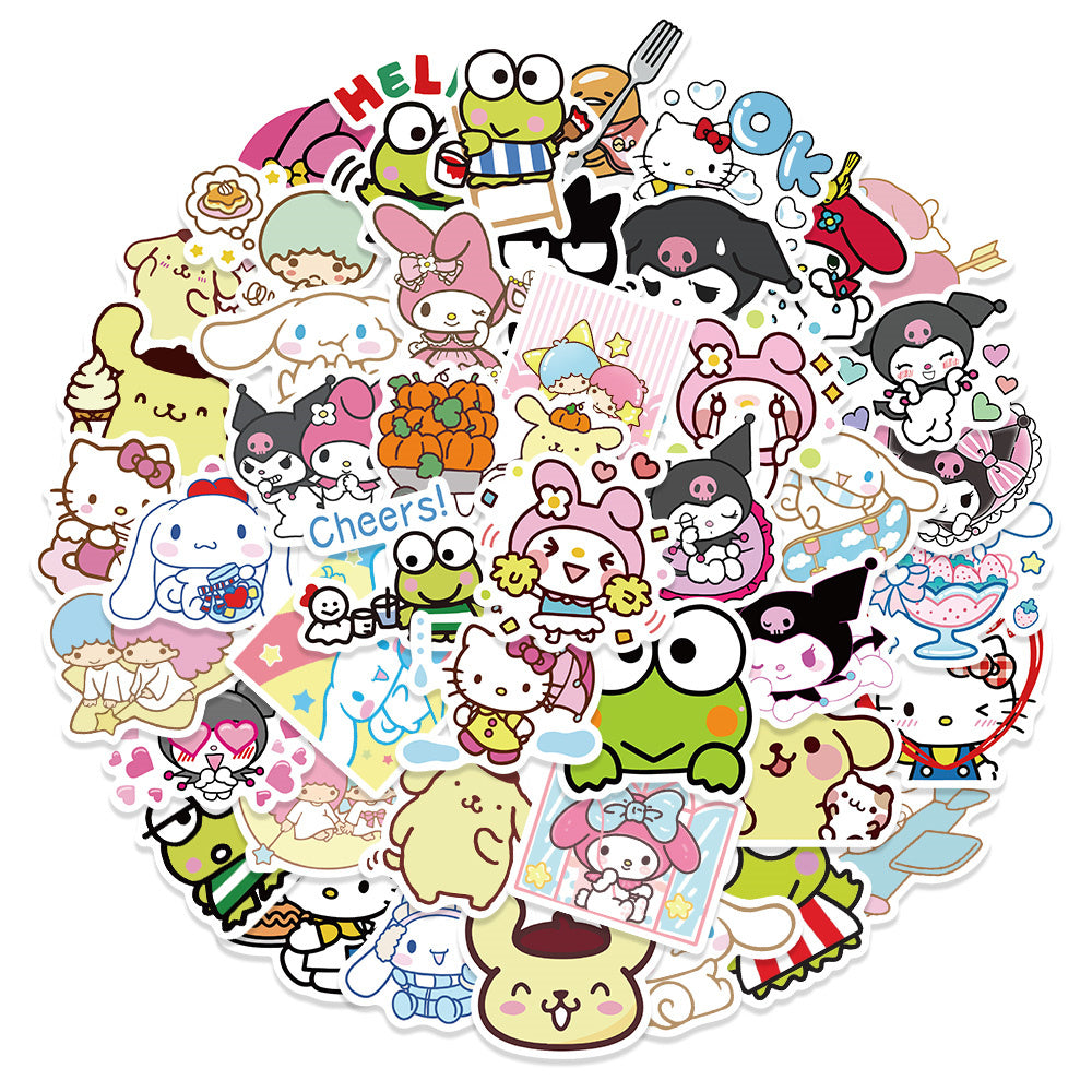 50pcs Sanrio 4 Stickers