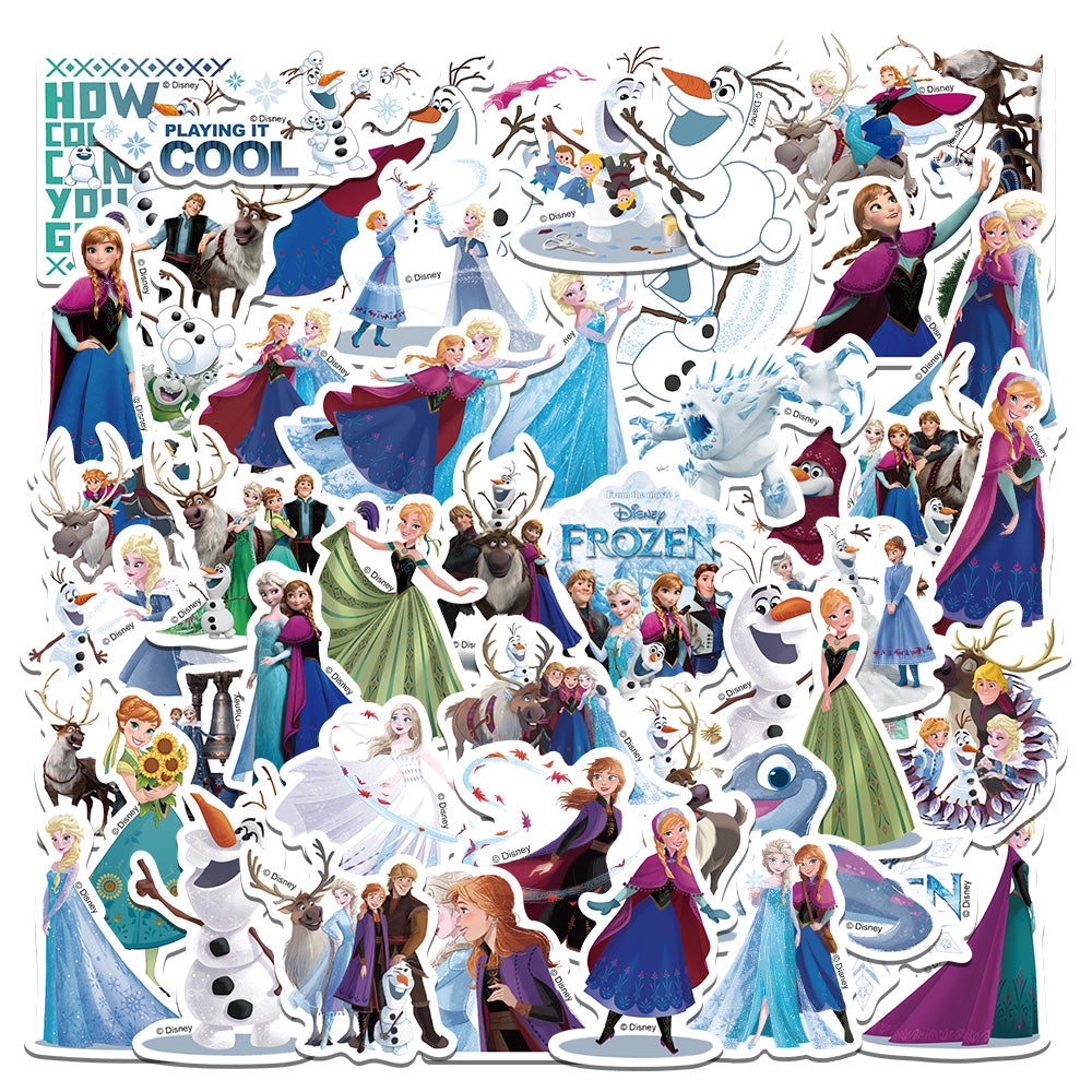 50pcs Ice Princess Stickers