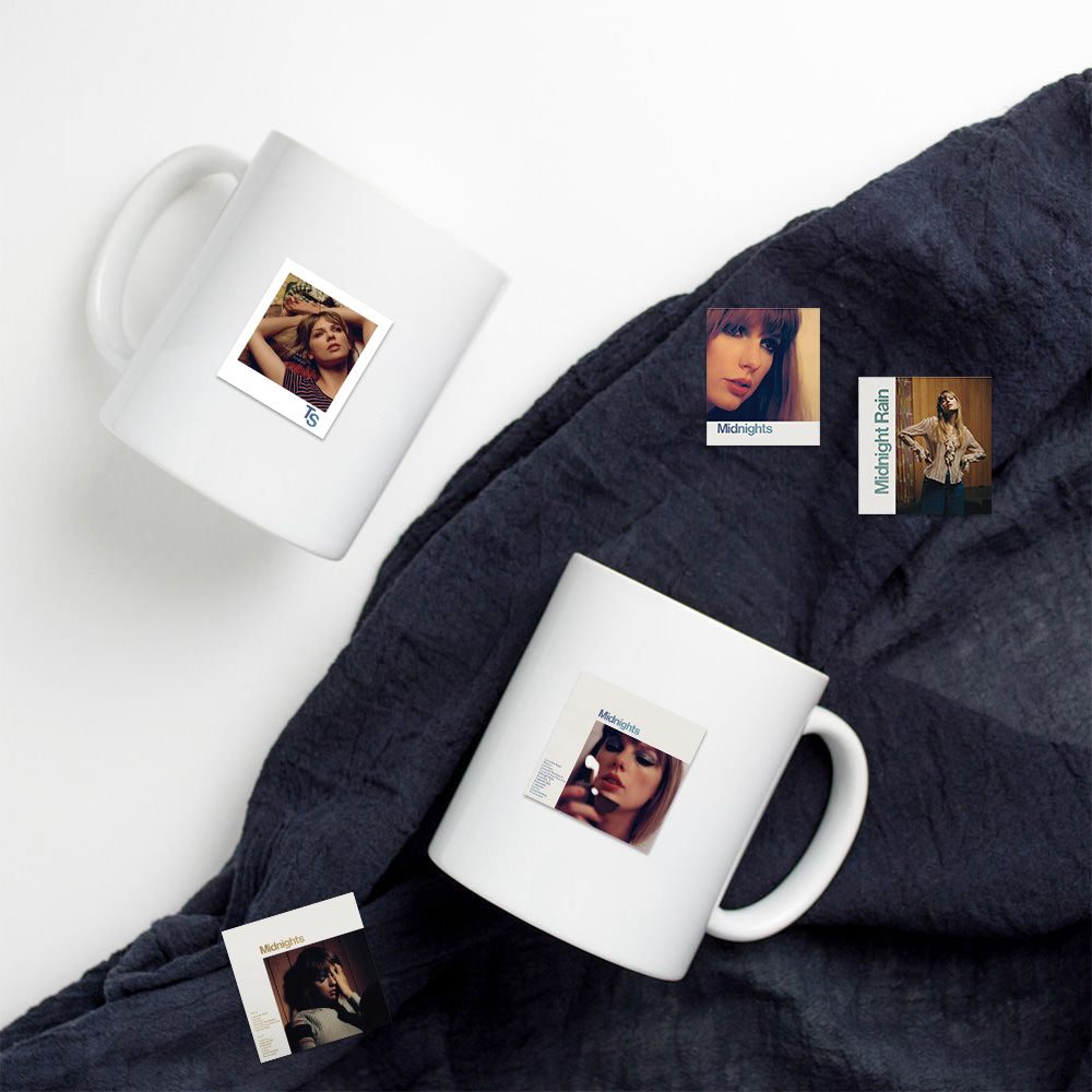 50pcs Midnights Postcard Stickers Taylor Swift Album
