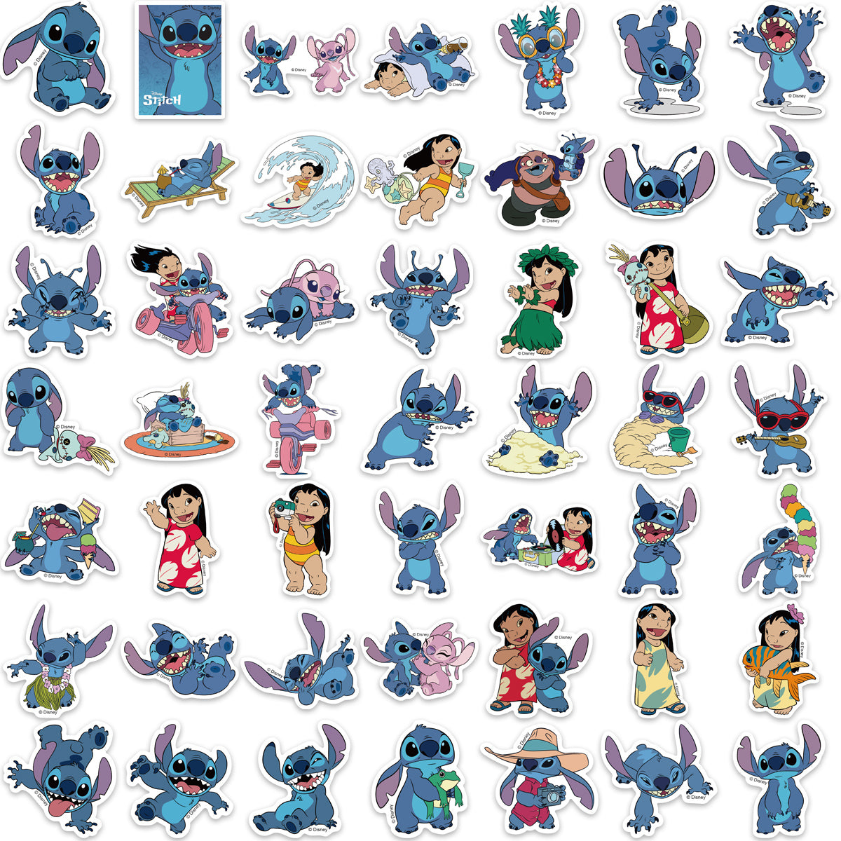 100pcs Stitch Stickers