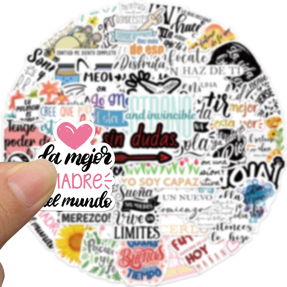50pcs Inspiration in Spanish Somos Instantes Stickers