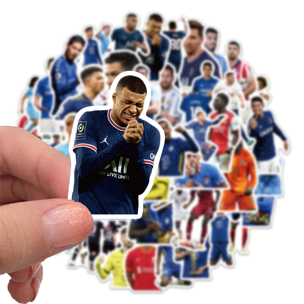 50pcs Soccer Stars Stickers