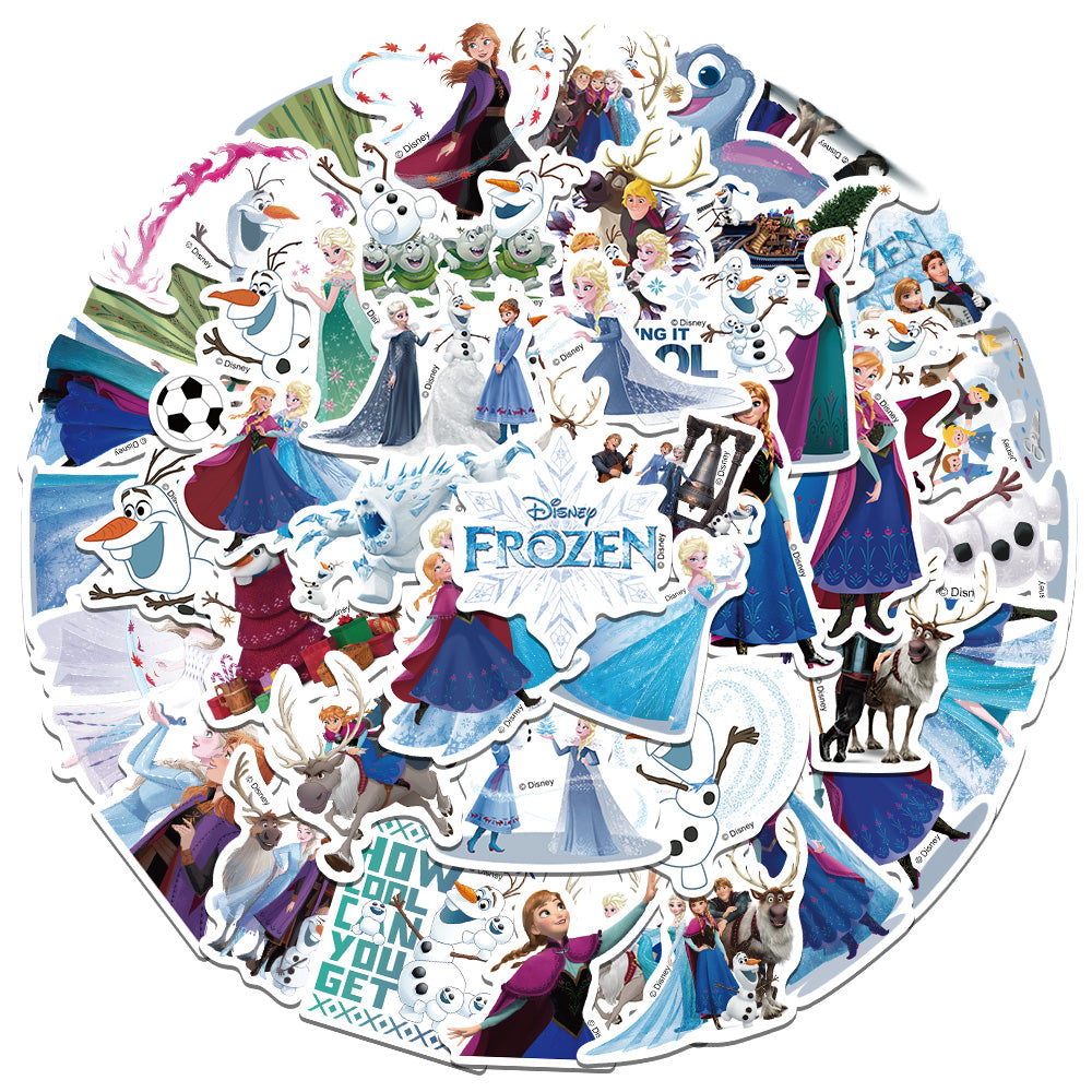 50pcs Ice Princess Stickers