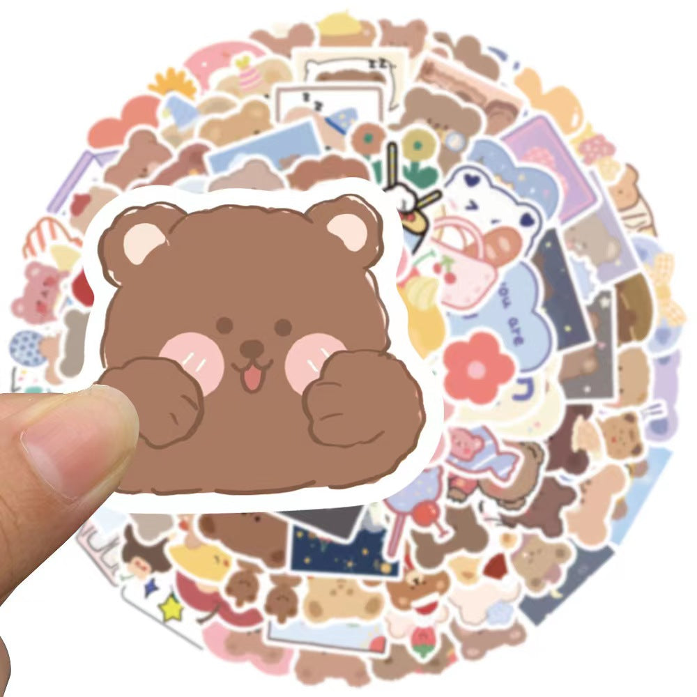 142pcs Cute Cartoon Stickers