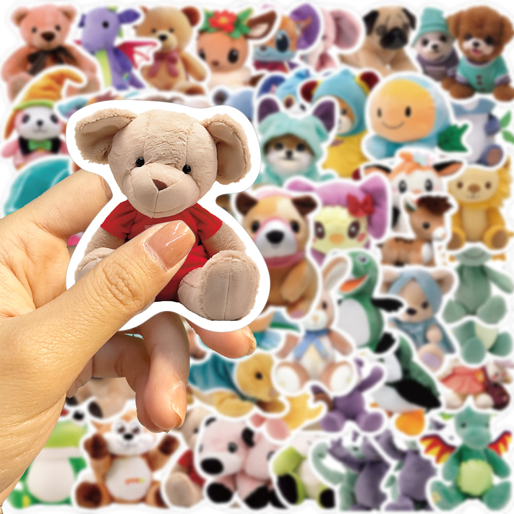 50pcs 3D Dolls Kids Joy Stickers