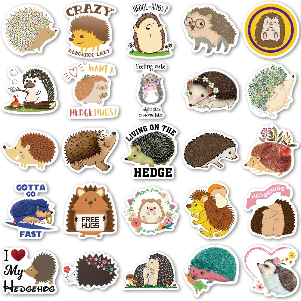 50pcs Hedgehog 2 Stickers