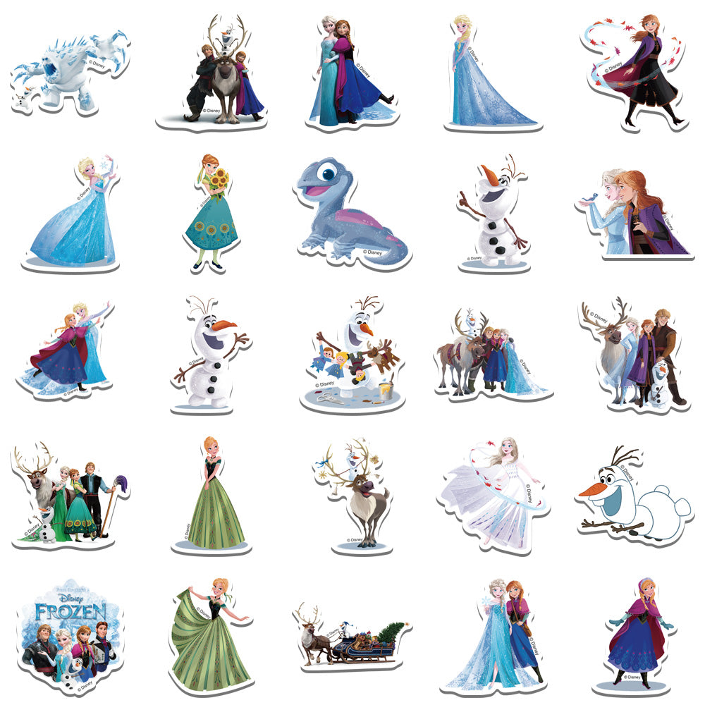 50pcs Ice Princess Stickers