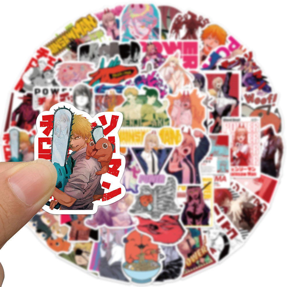 50pcs Chainsaw Man 2 Japan Anime Stickers