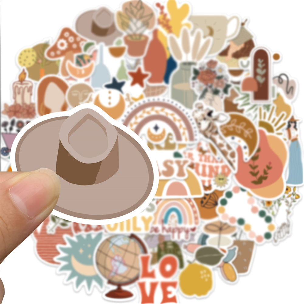 50pcs Bohemian 4 Stickers