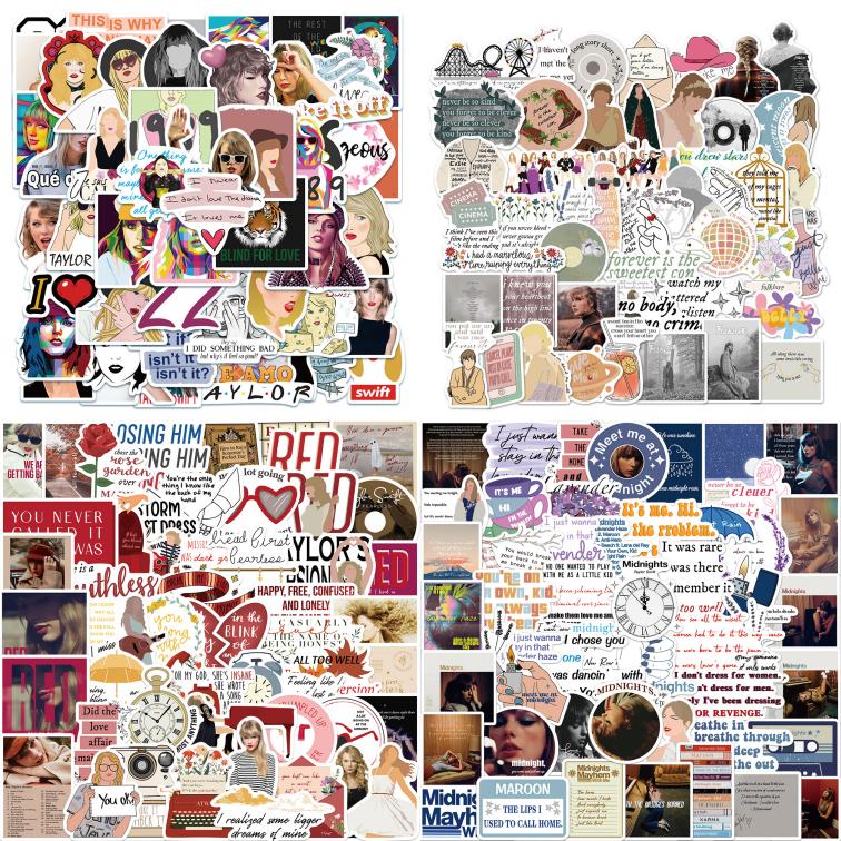 200pcs Taylor Swift 1 Stickers Music Singer Album