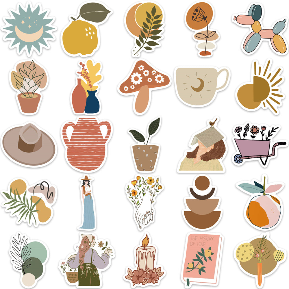 50pcs Bohemian 4 Stickers
