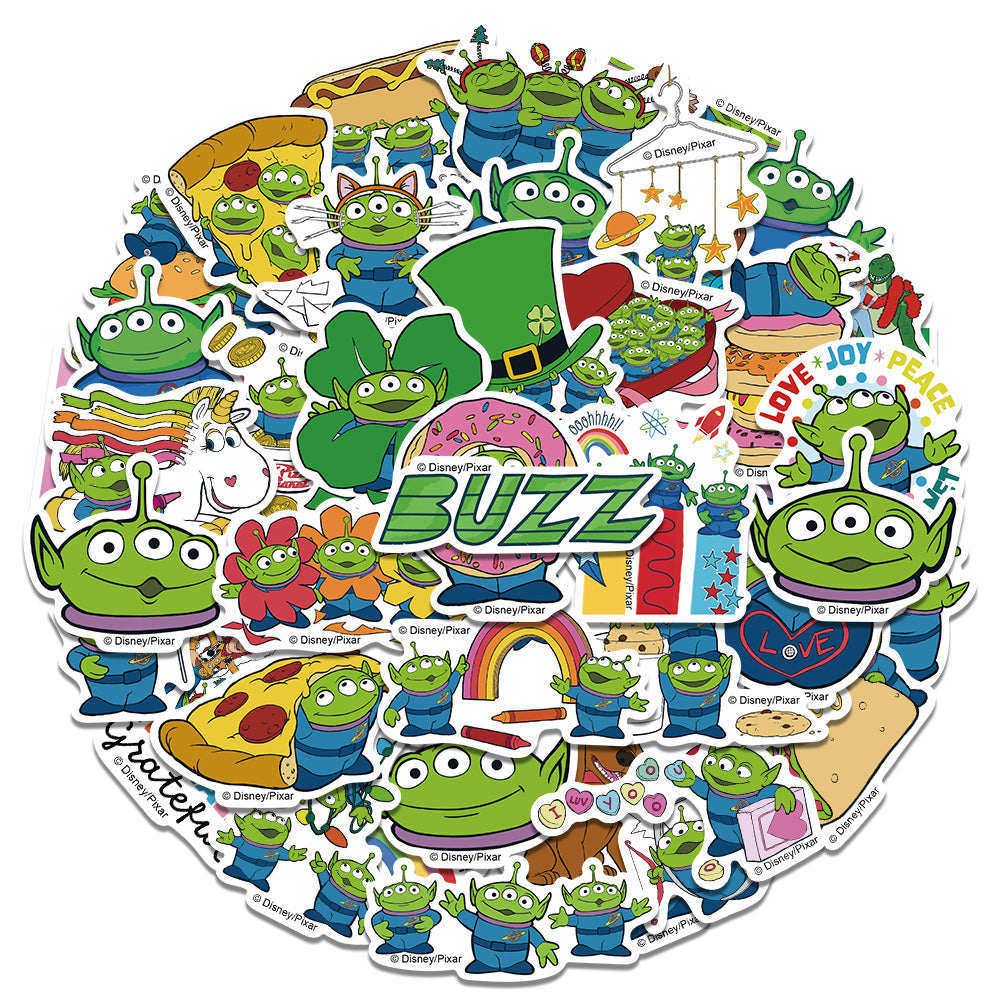 42pcs Alien Stickers