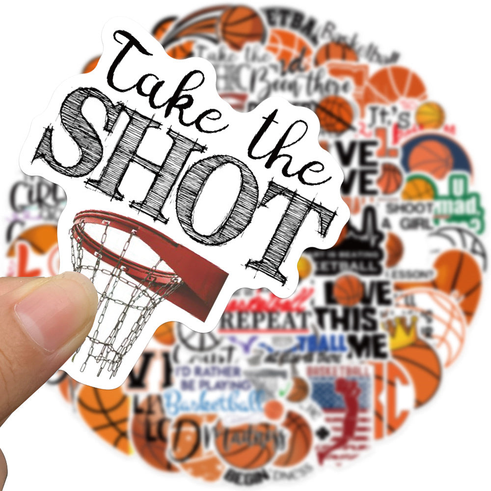 82pcs Sports Basketball Stickers