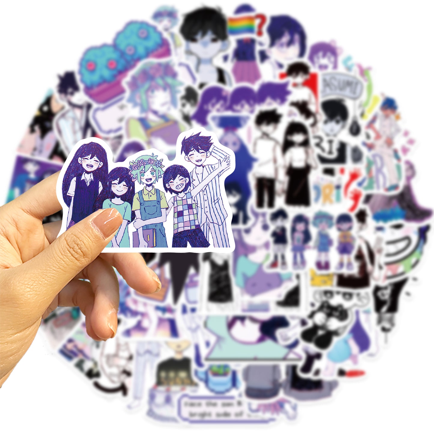 50pcs Omori Stickers Pixel Indie Games
