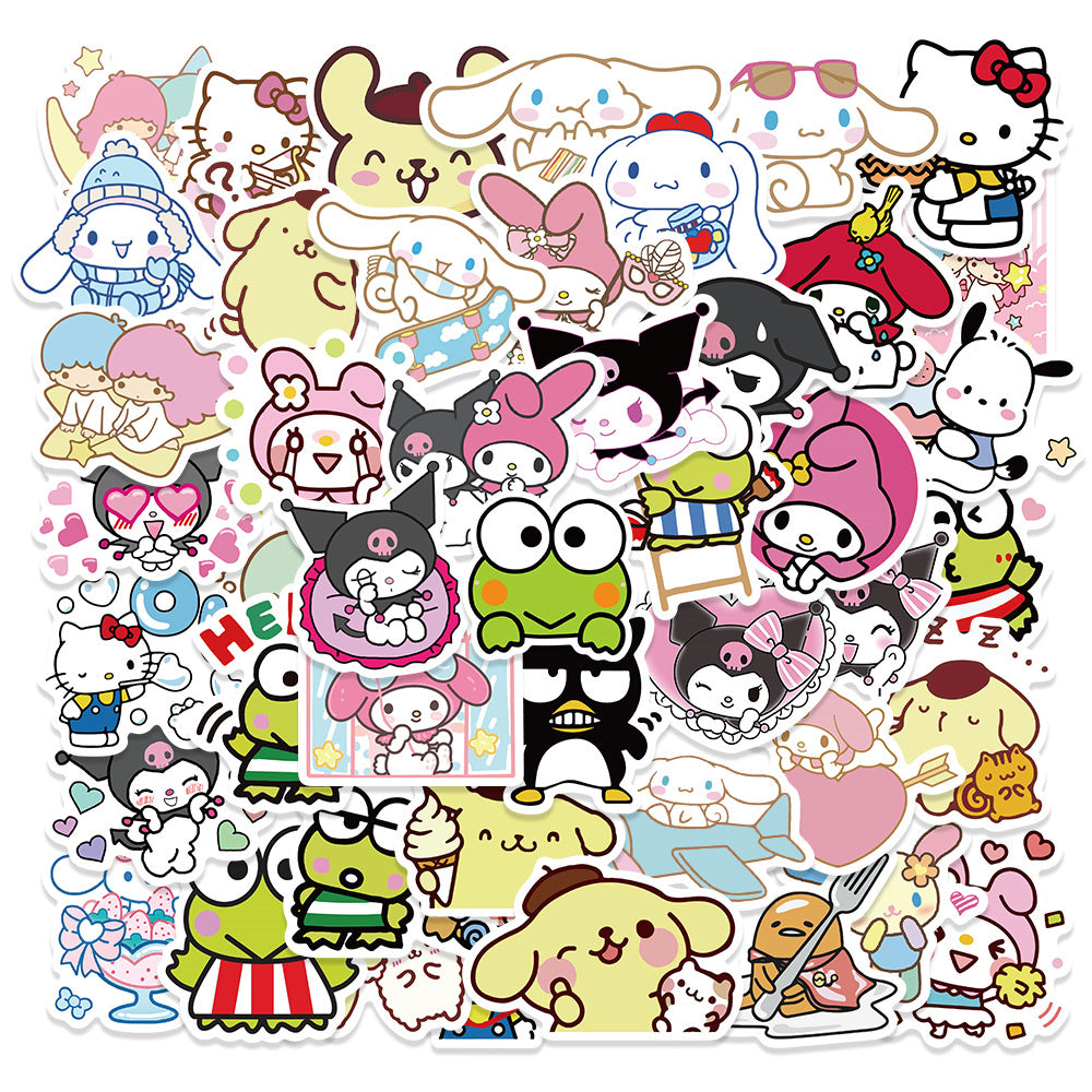 50pcs Sanrio 4 Stickers
