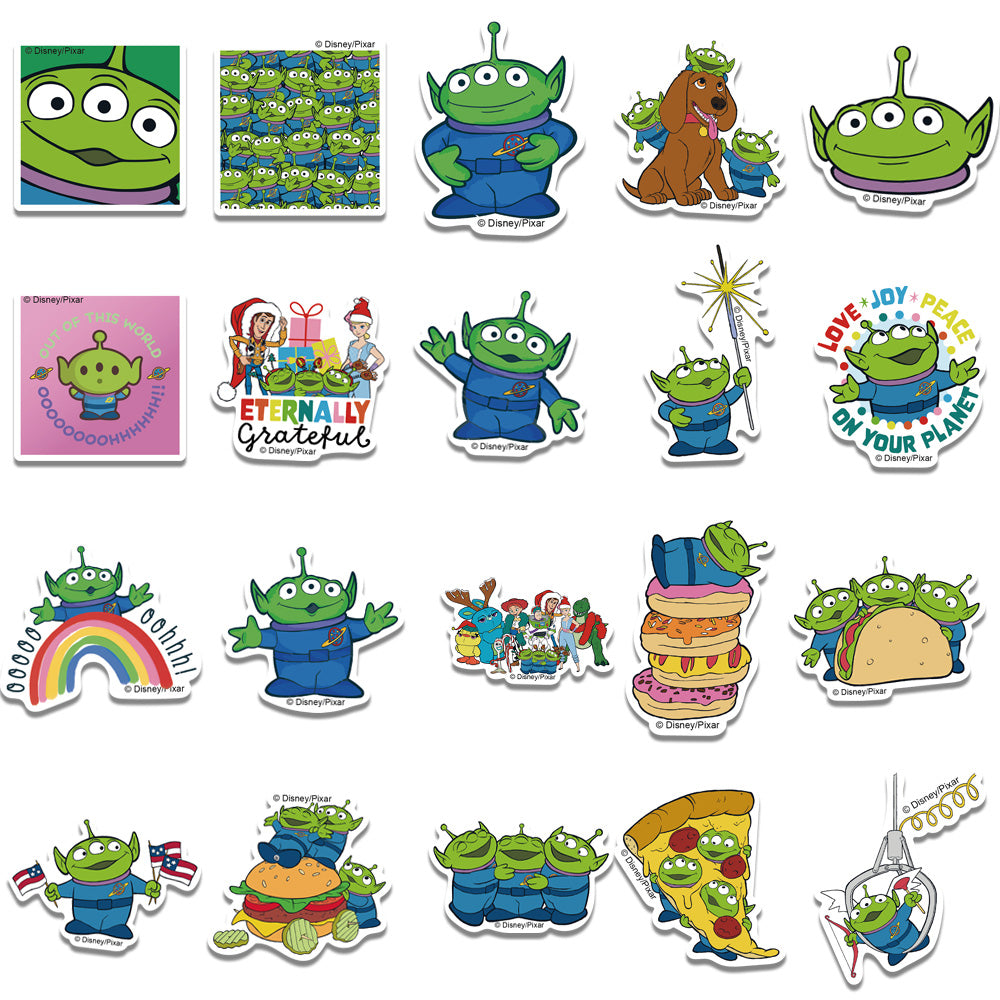 42pcs Alien Stickers