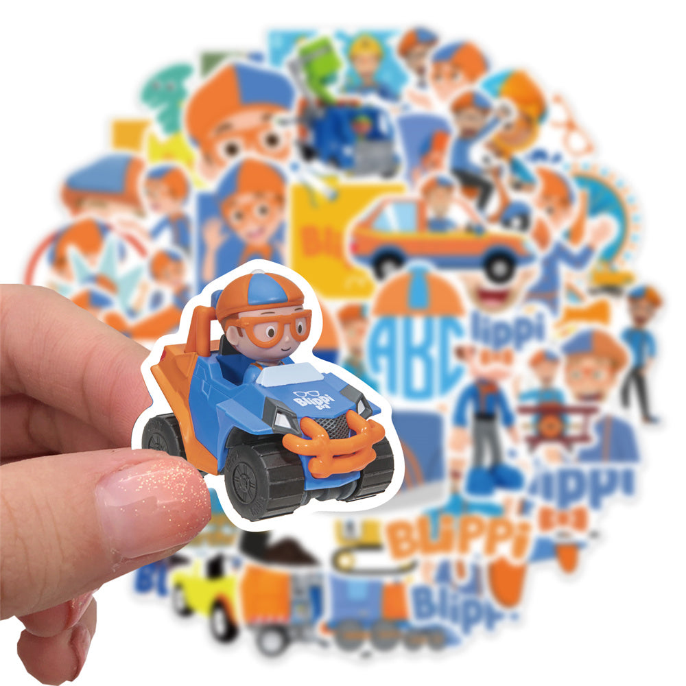 50pcs BLiPPi Kids Cartoon Stickers