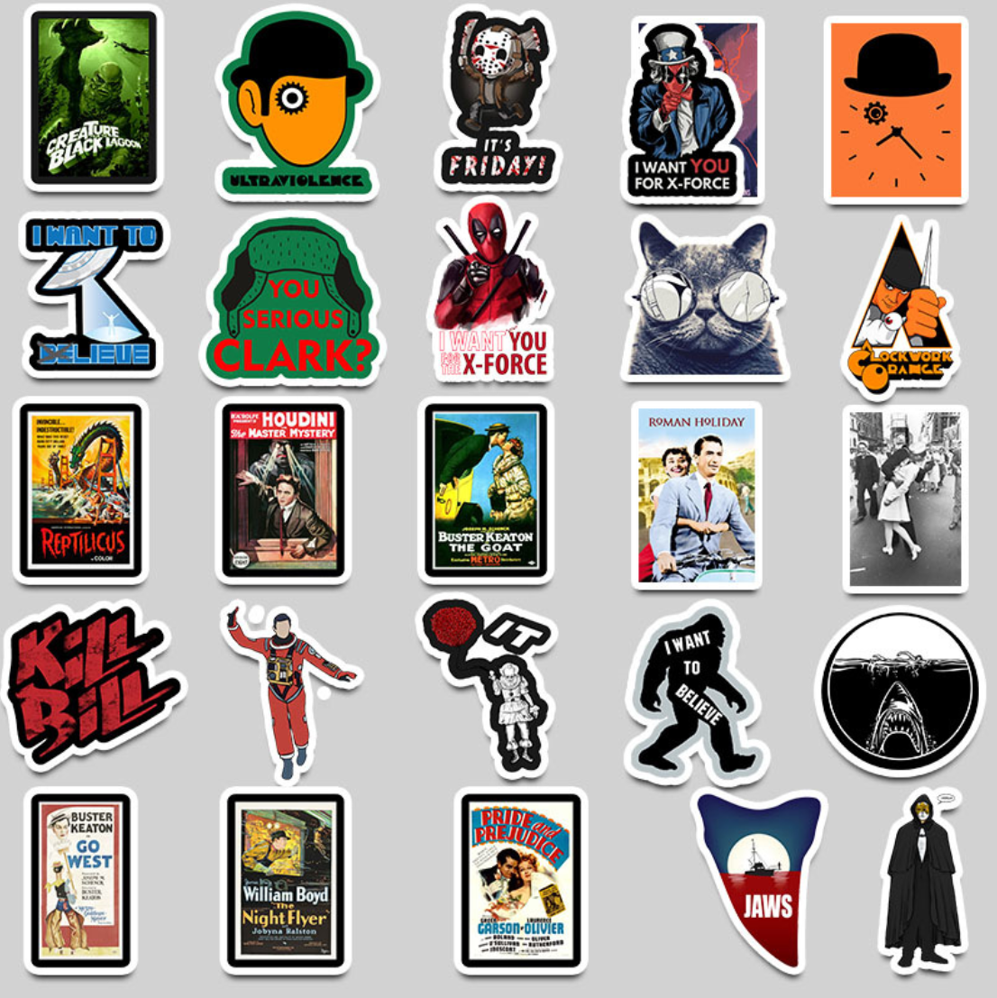 50pcs Classic Movies 2 Stickers