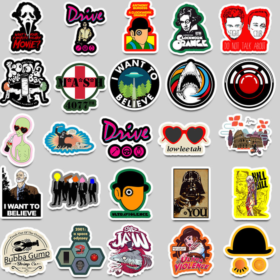 50pcs Classic Movies 2 Stickers