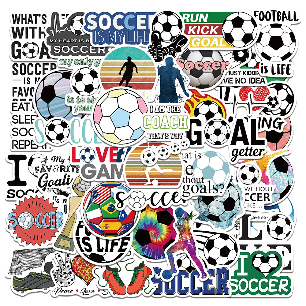 50pcs Soccer 1 Stickers