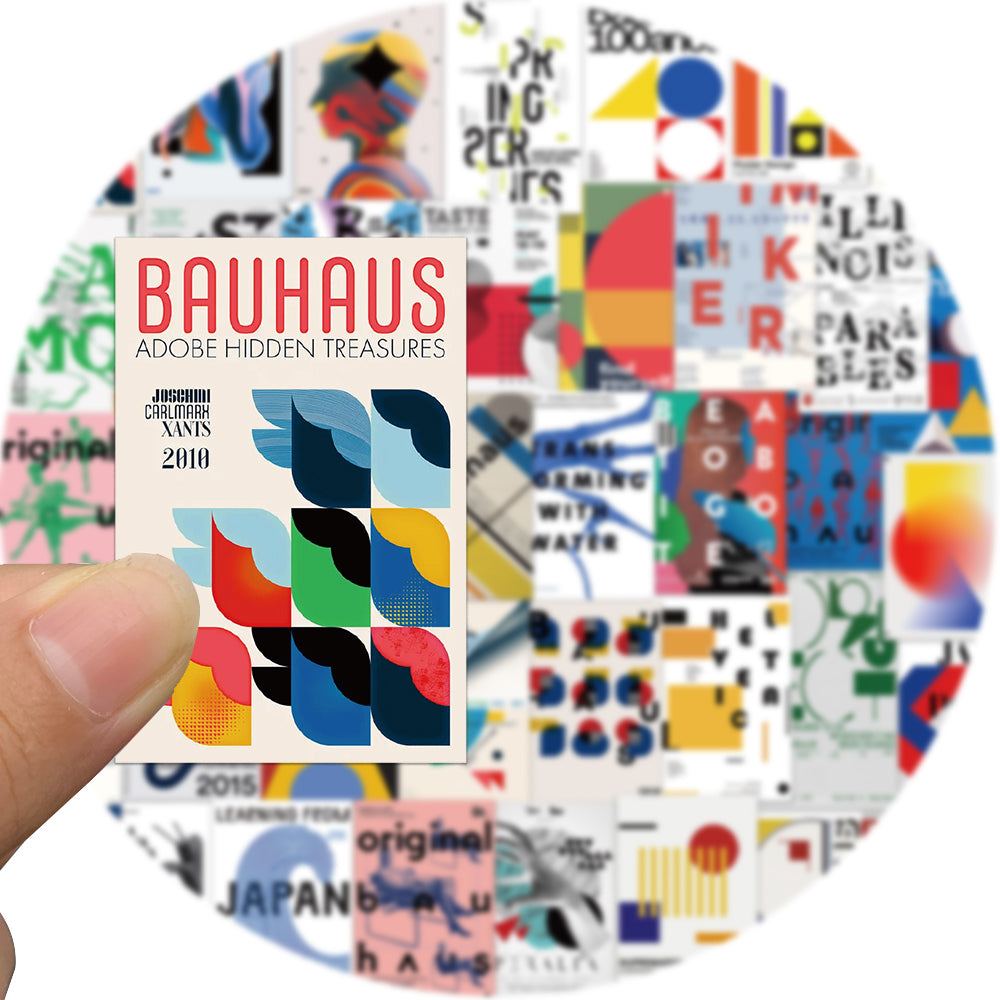40pcs Bauhaus Hochschule für Gestaltung Stickers