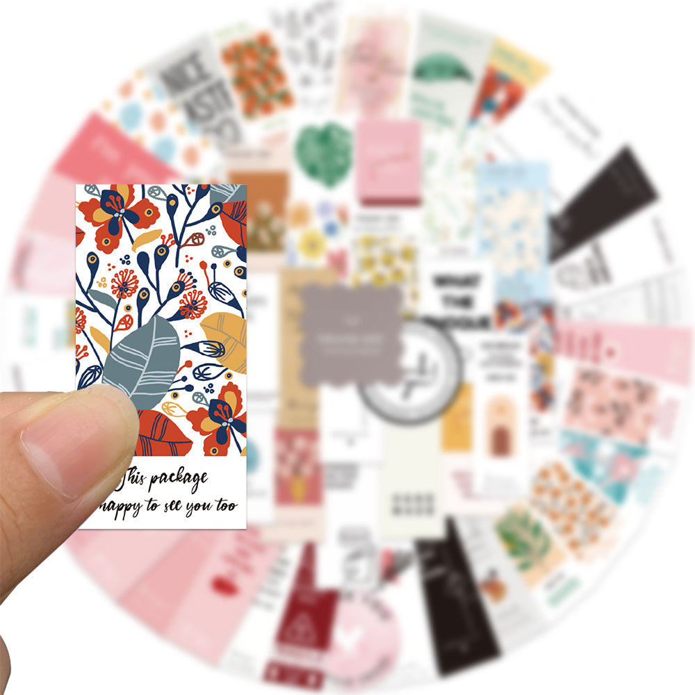 55pcs JUST FOR YOU Stickers