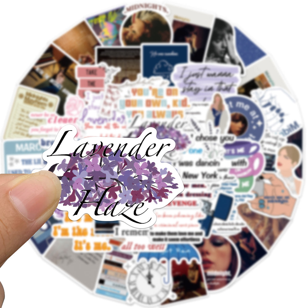 50pcs Taylor Swift 4 Music Midnights Stickers