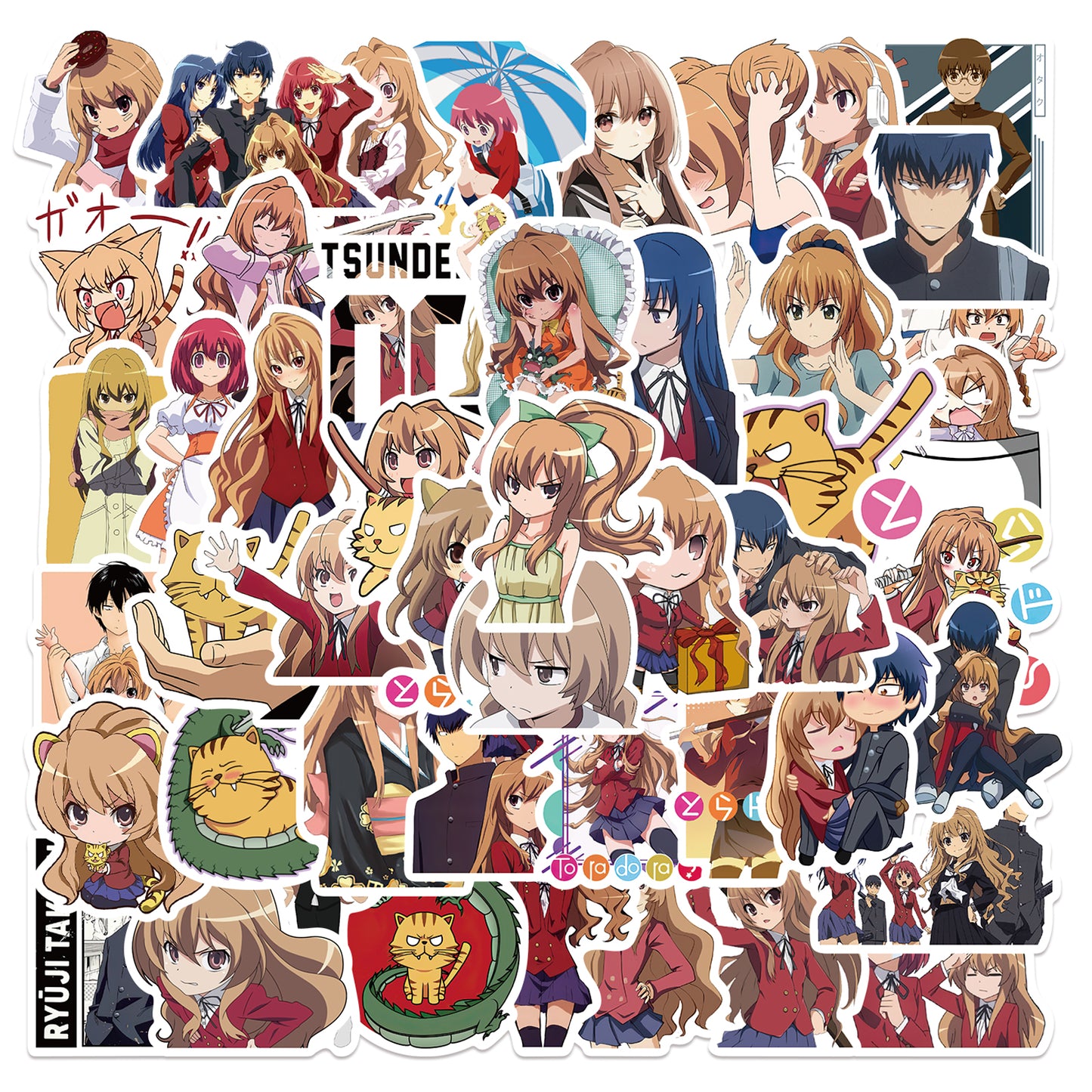 50pcs TIGER×DRAGON! Stickers