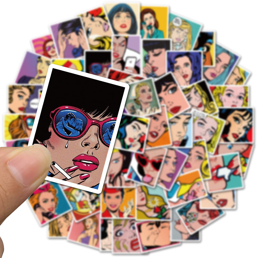 50pcs Pop Art 2 Stickers