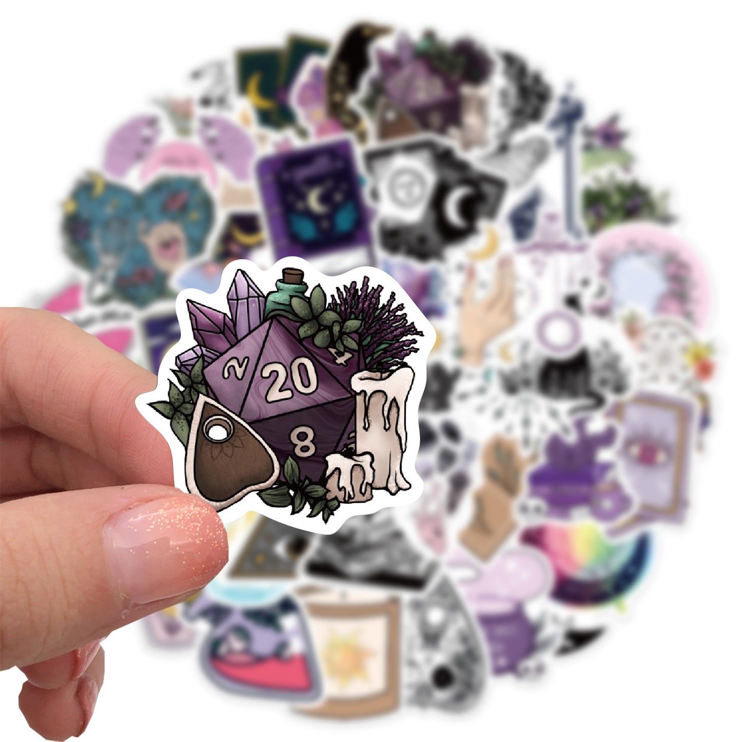 50pcs Boho Witchy 1 Stickers