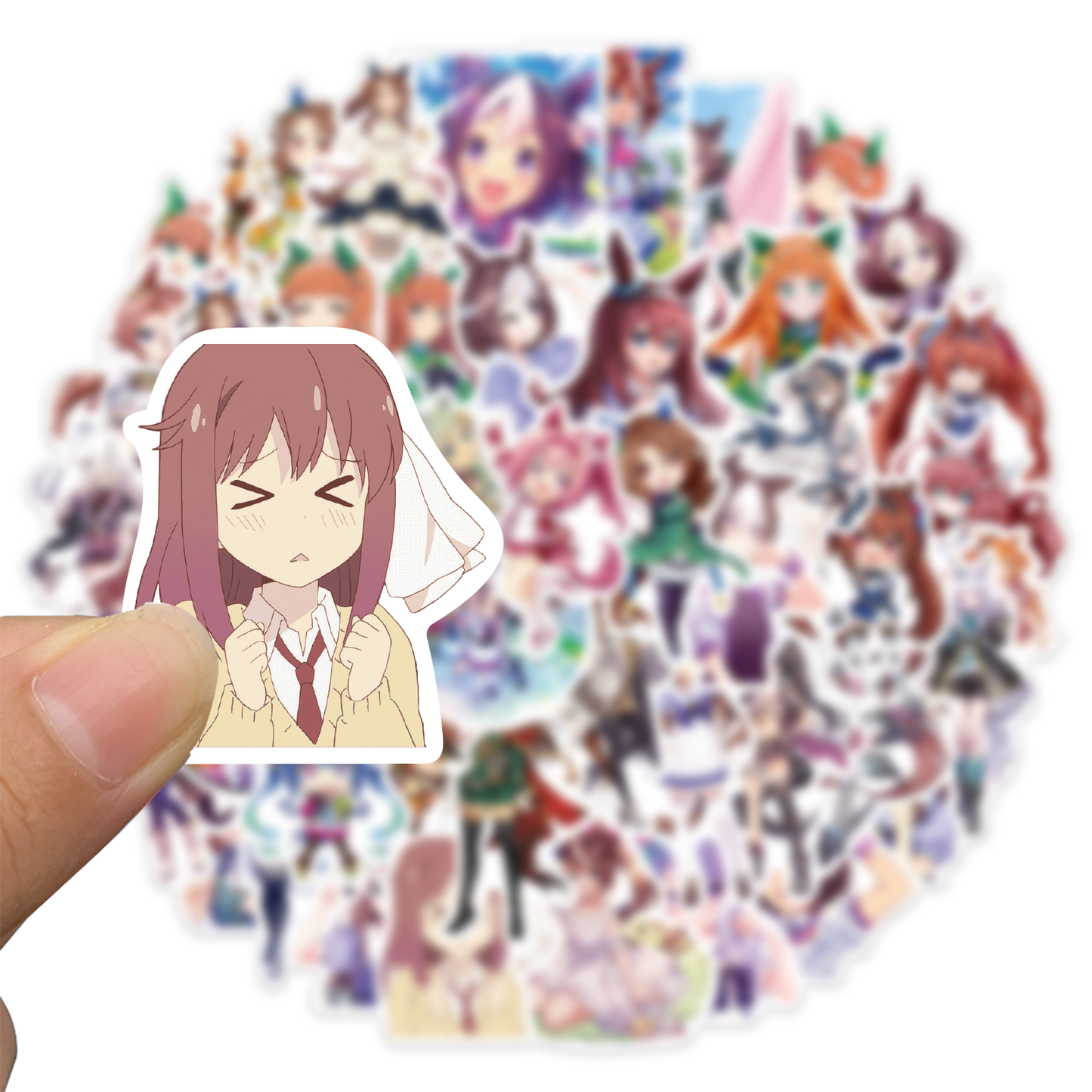 50pcs Pretty Derby Stickers