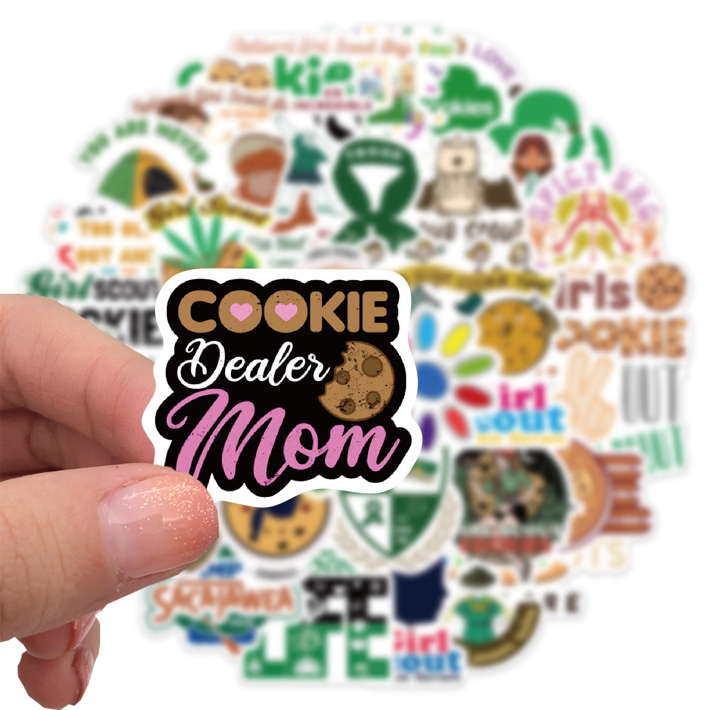 50pcs Girl Scout Mom Life Stickers