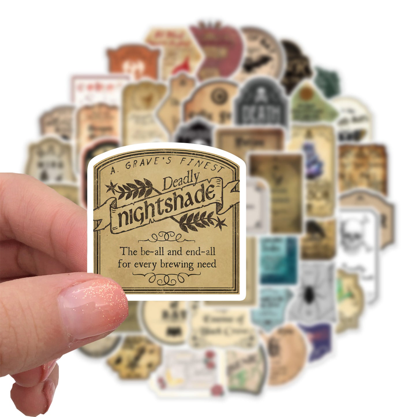 50pcs Potion Label Stickers