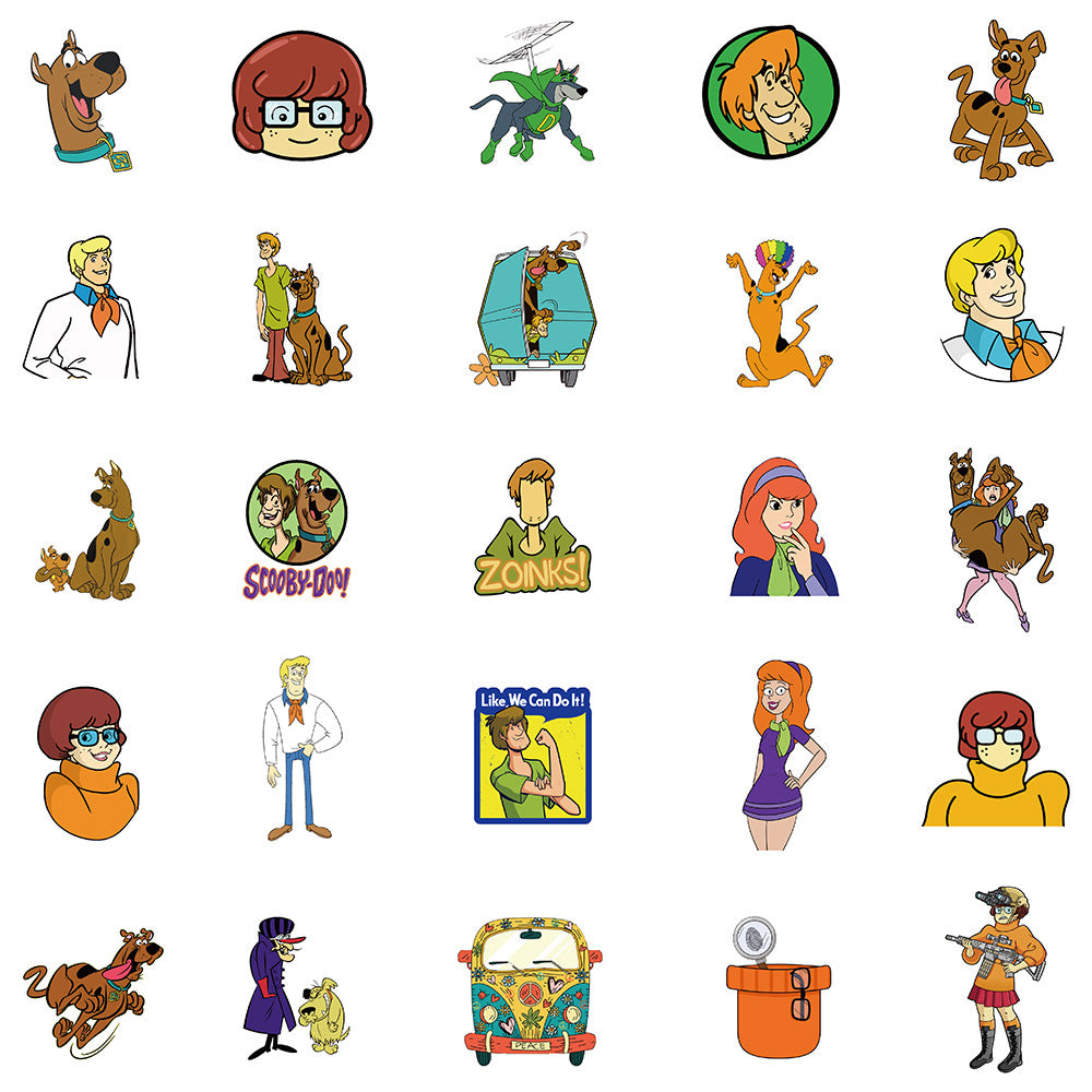 50pcs Scooby Doo 1 Stickers