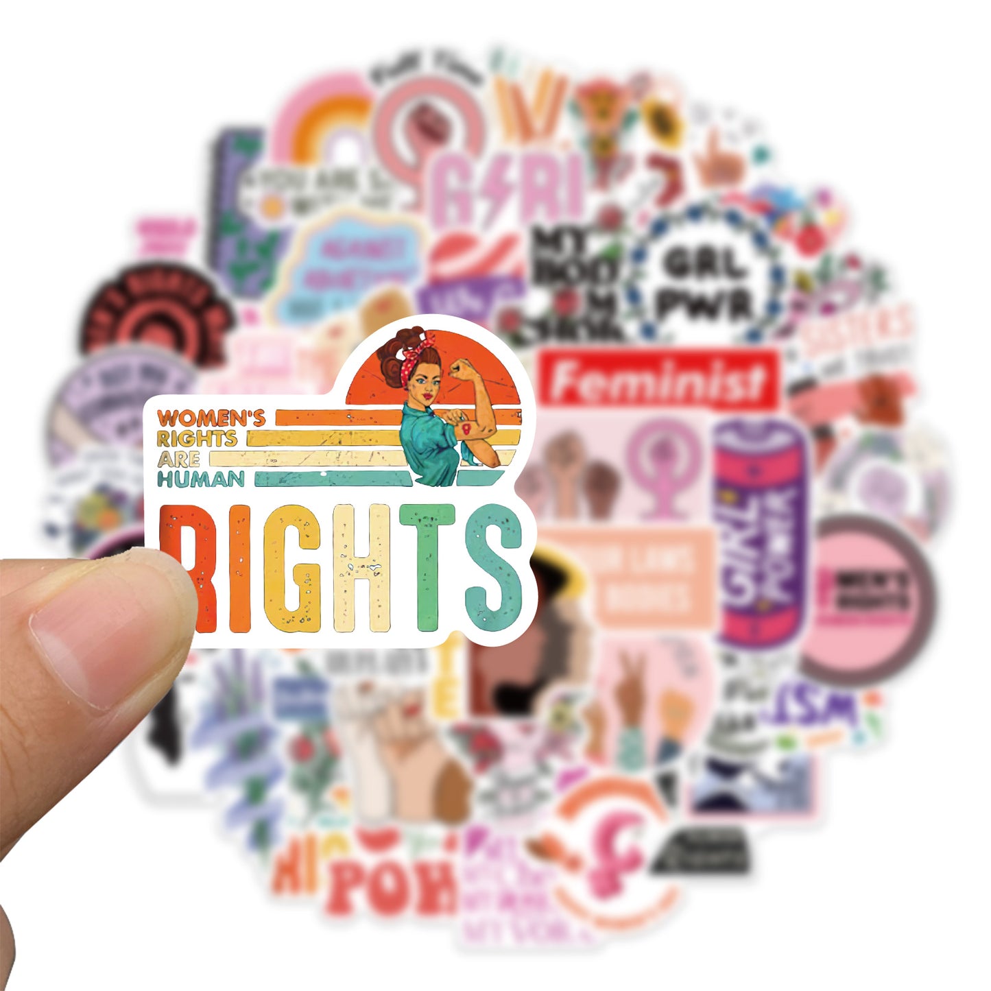 50pcs Feminism 1 Stickers