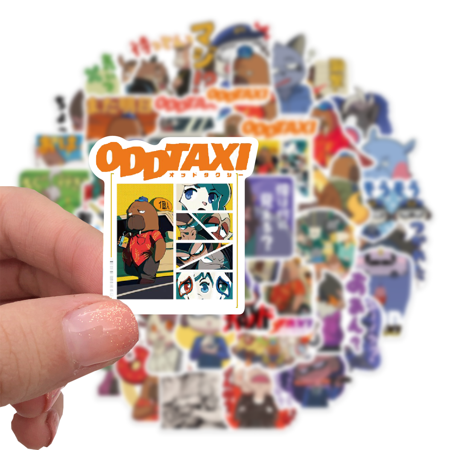 50psc Odd Taxi Stickers