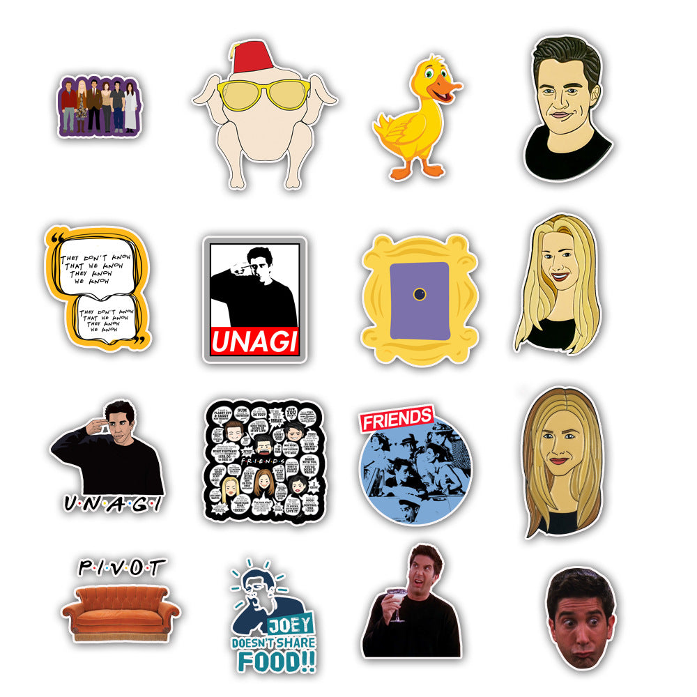 50pcs Friends 1 Stickers
