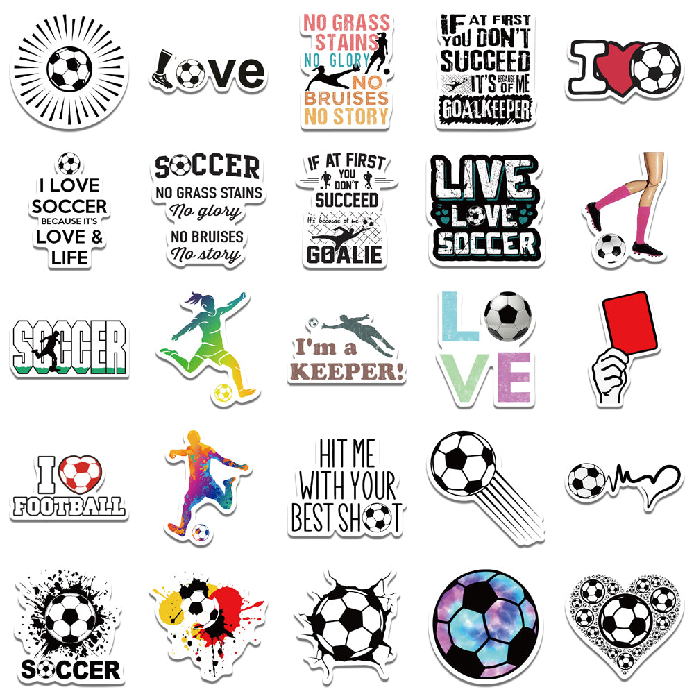 50pcs Soccer 2 Stickers