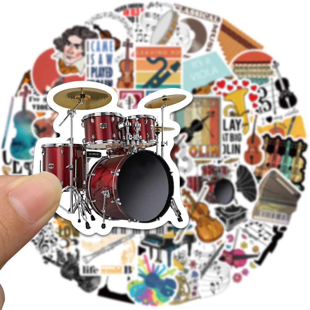 52pcs Orchestra Stickers