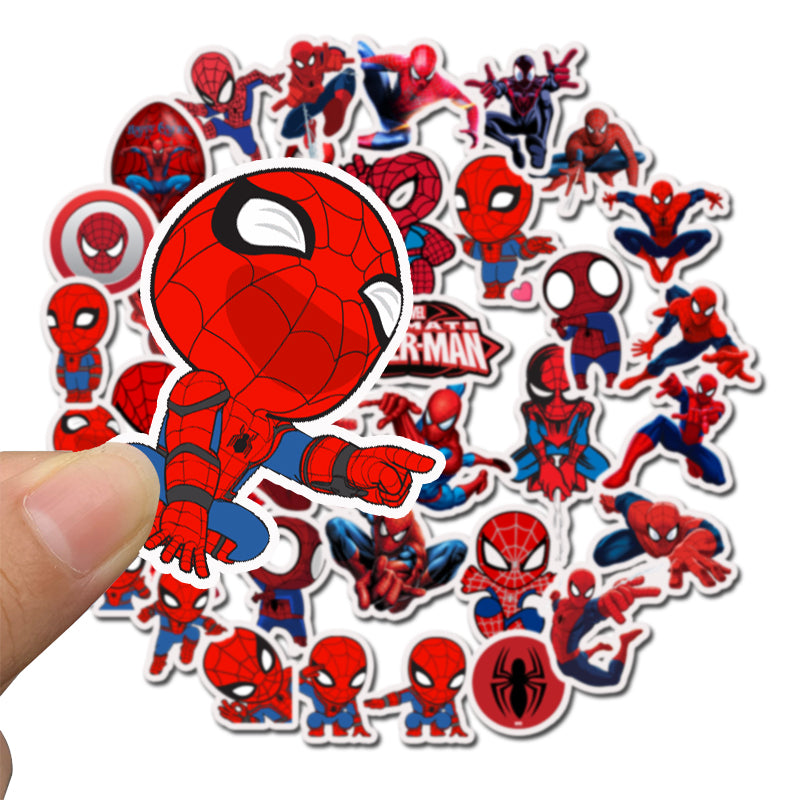 35pcs Spiderman Stickers