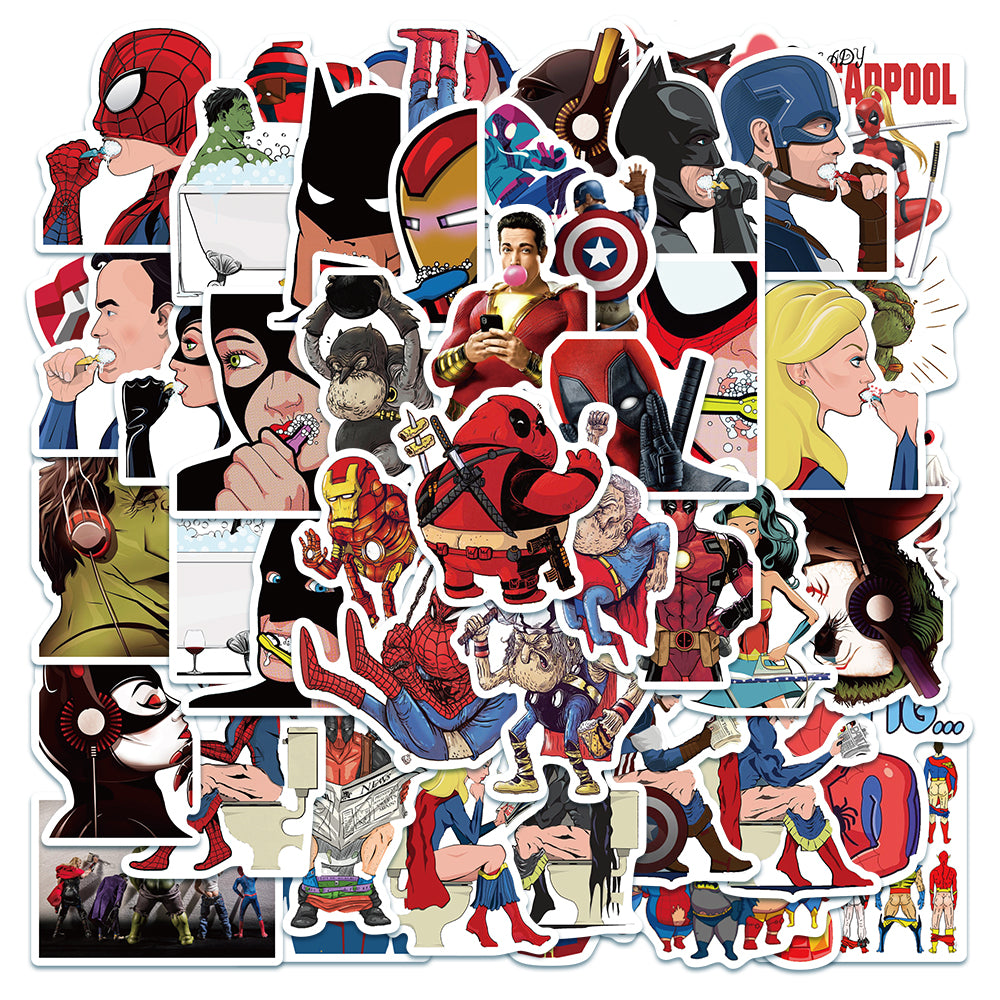 Marvel Super Heroes Stickers, Marvel Avengers 50 Stickers