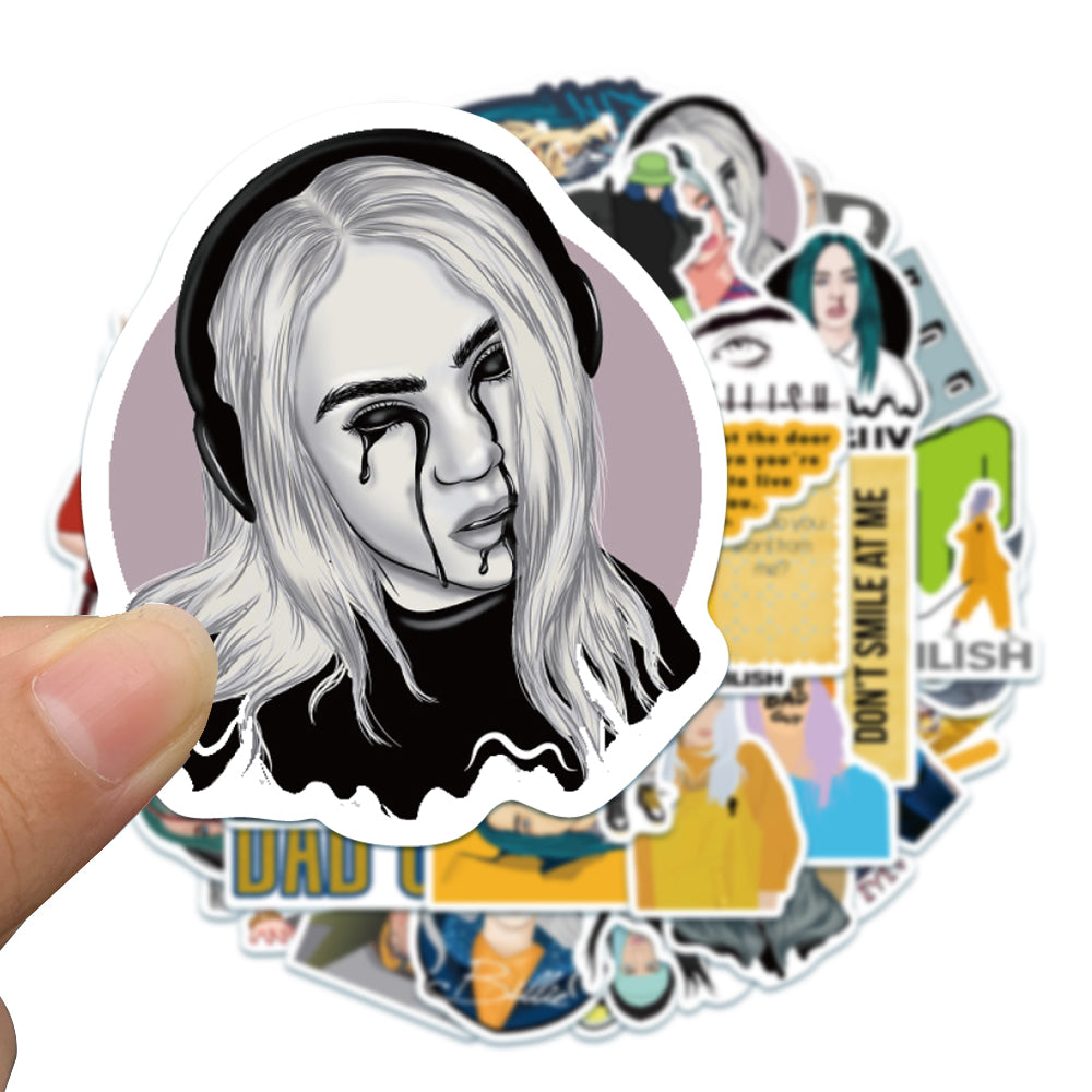 50pcs Billie Eilish Stickers