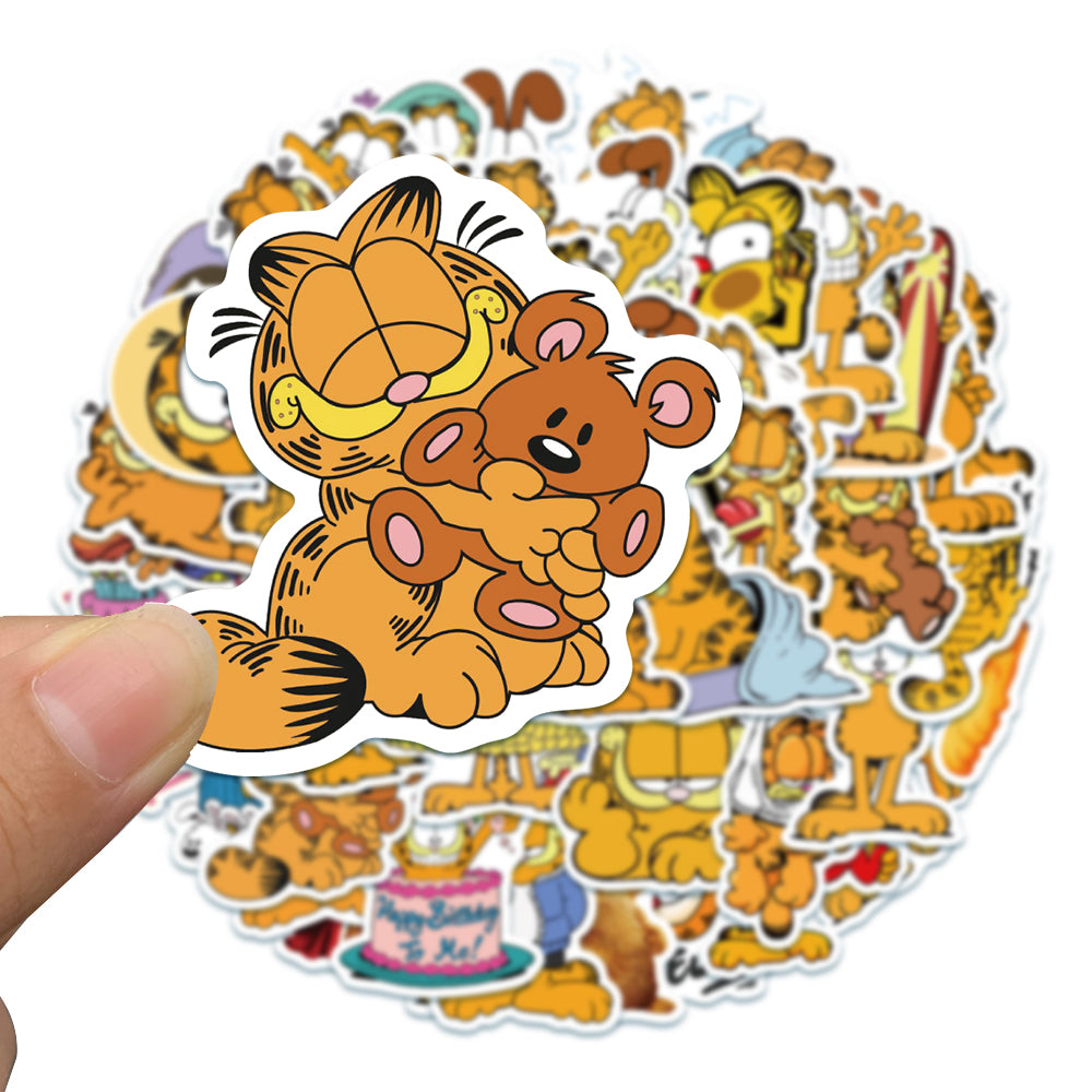 50pcs Garfield Cat Stickers