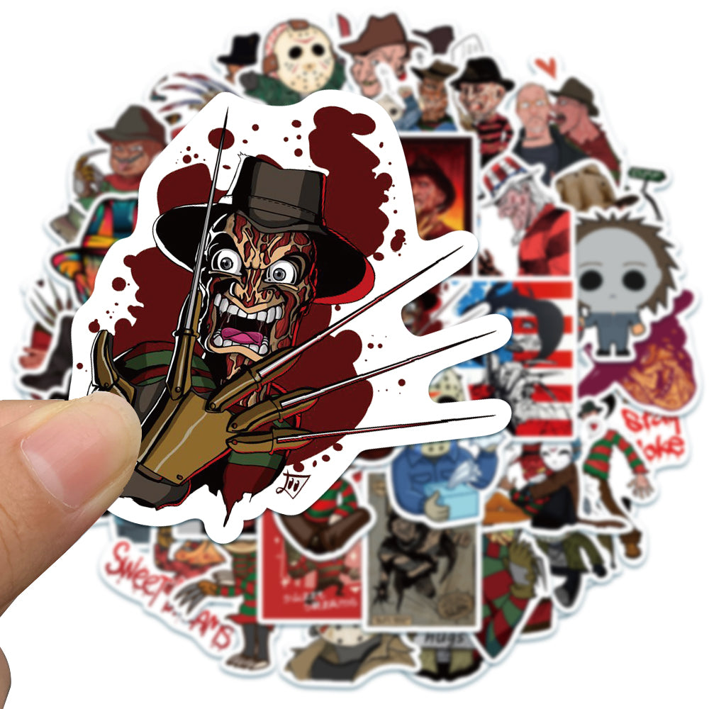 50pcs Freddy Krueger Stickers