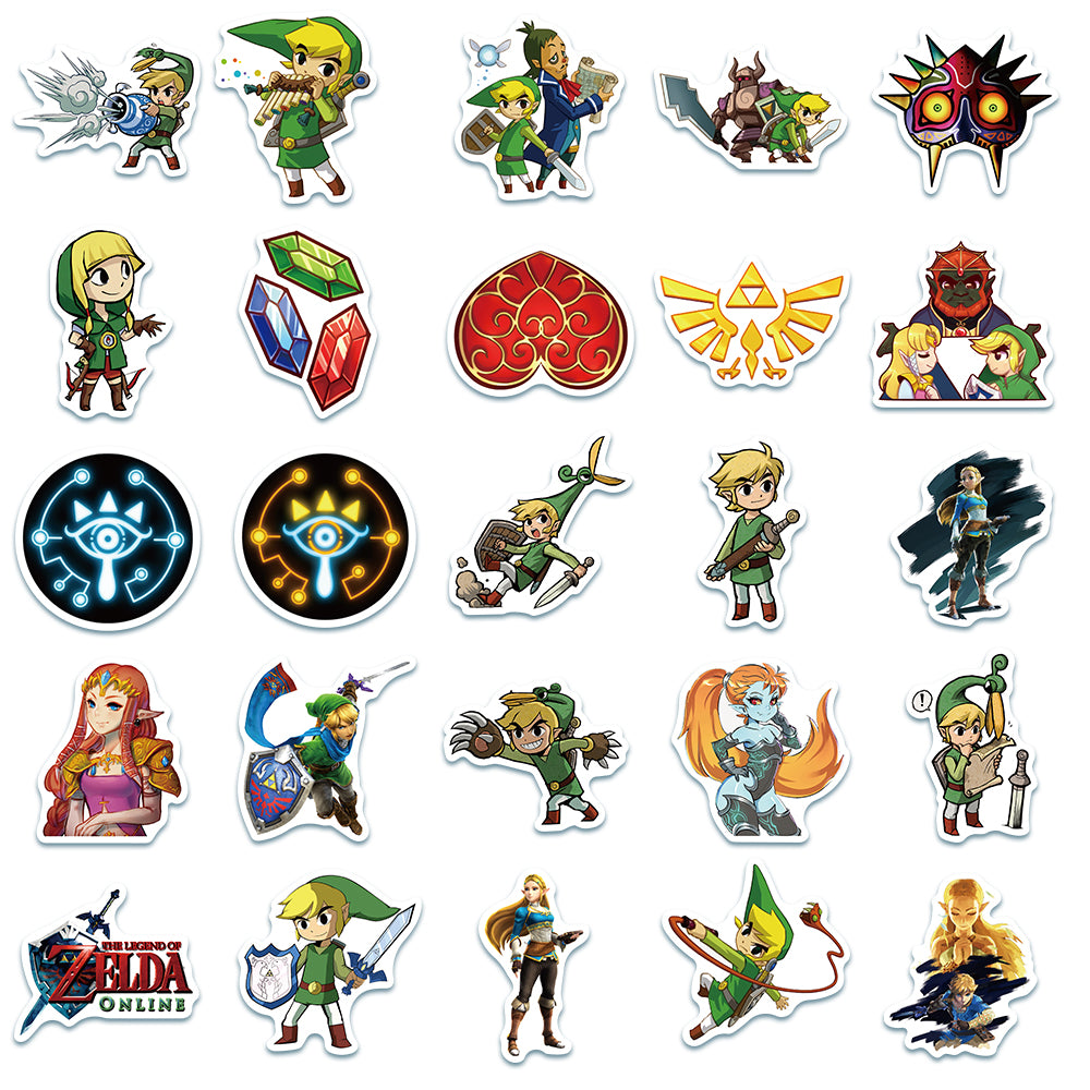 50pcs Zelda Stickers
