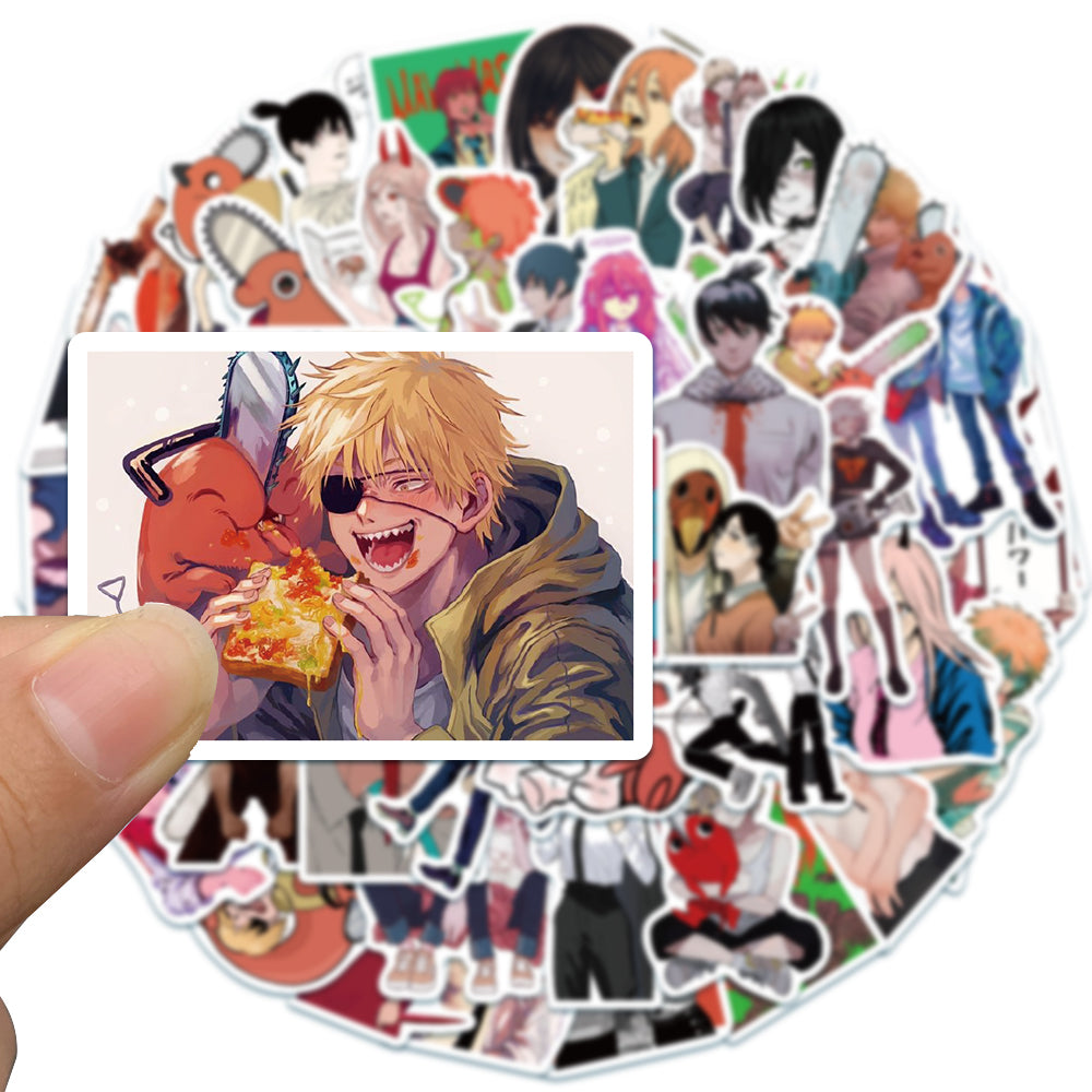 50pcs Chainsaw Man Stickers