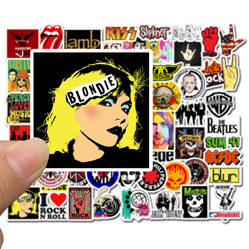 52pcs Music Rock 1 Stickers