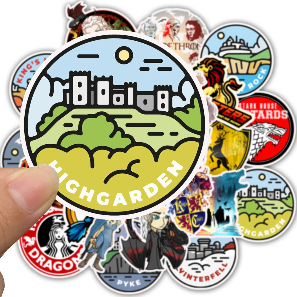 50pcs Game of Thrones Stickers
