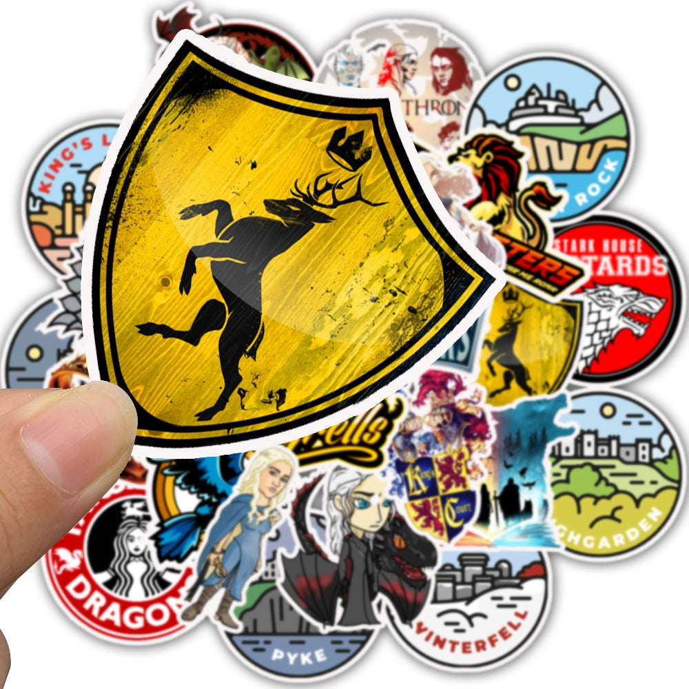 50pcs Game of Thrones Stickers Pack 1